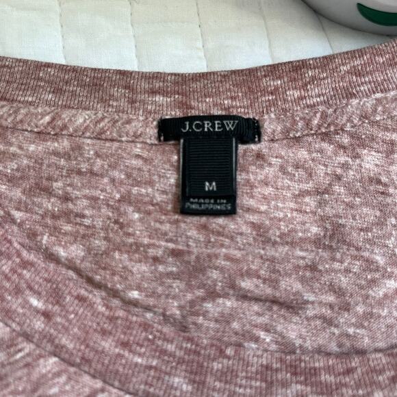 J. Crew Mauve Short Sleeve Tee Size Medium - Picture 2 of 6